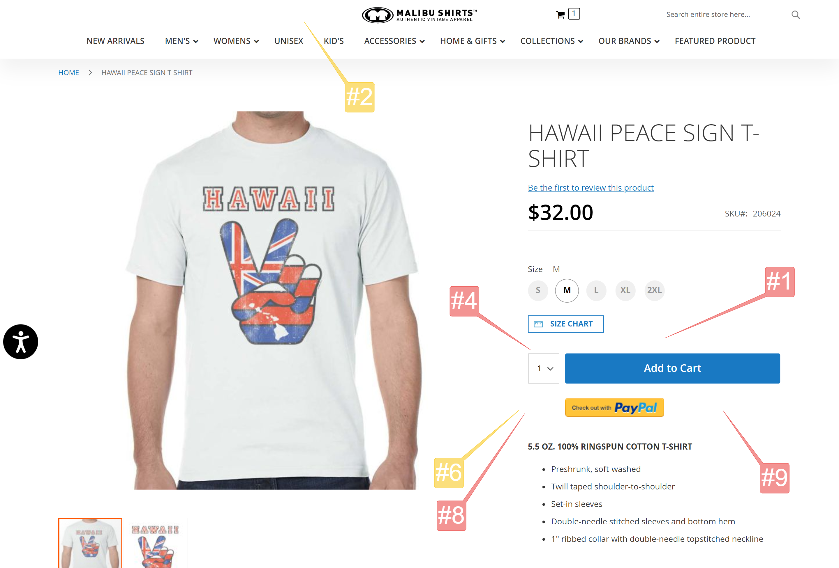 MALIBU SHIRTS Ordering & Delivery